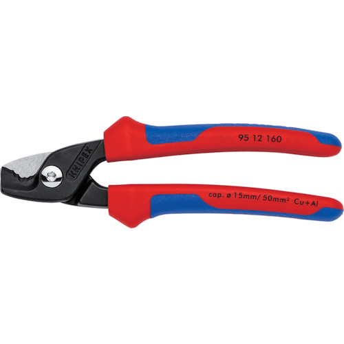 【TRUSCO】ＫＮＩＰＥＸ　ステップカット　ケーブルカッター　１６０ｍｍ